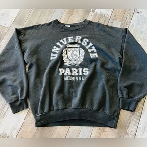 Vintage Universite Paris Sorbonne Sweatshirt